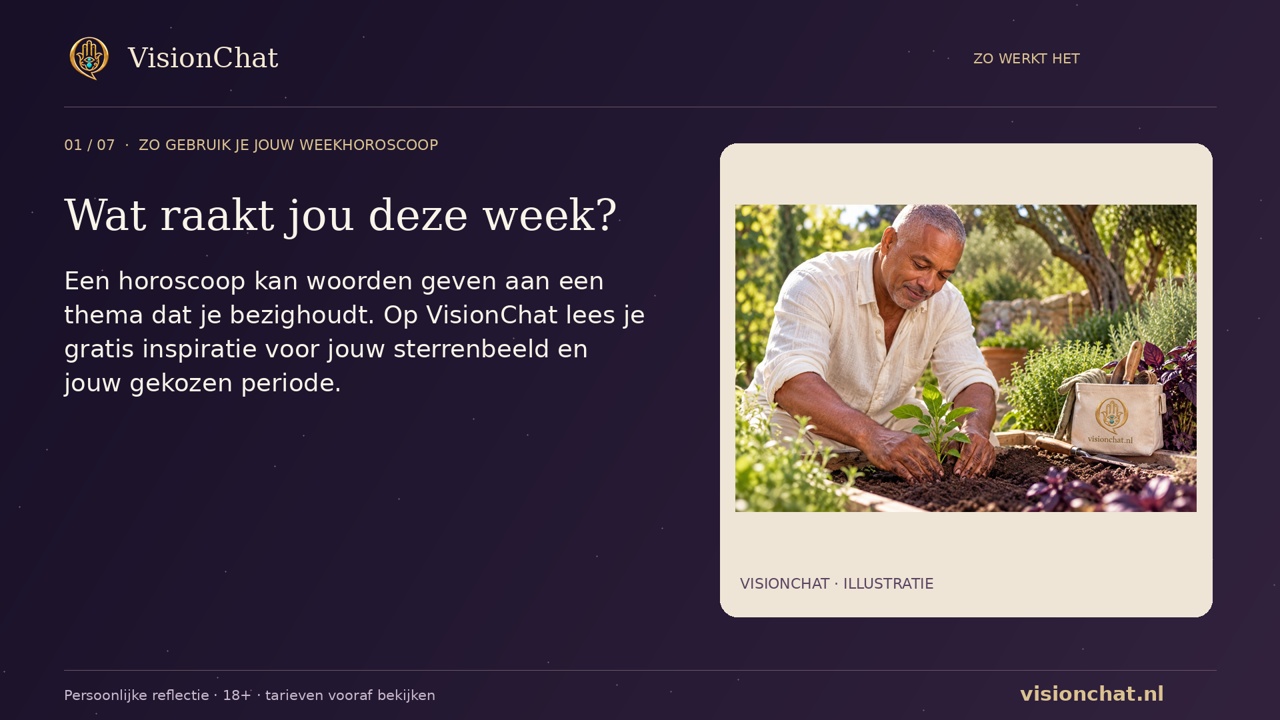 Uitlegfilm: Zo gebruik je jouw weekhoroscoop