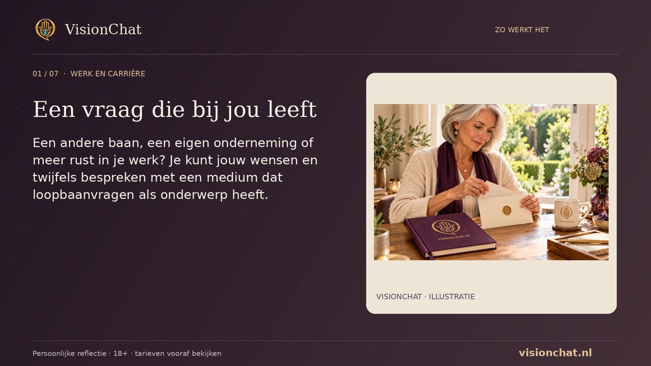 Uitlegfilm: Werk en carrière